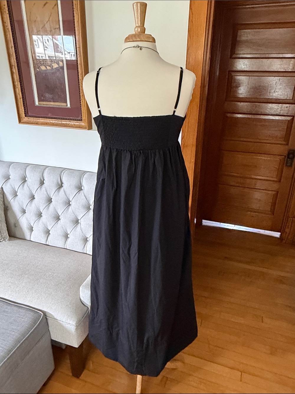 Quince Organic Cotton Sleeveless Maxi Dress - Picture 3 of 8
